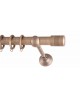 CURTAIN WOOD BISTRO FRANS Φ25 ANTIKE CURTAIN RODS