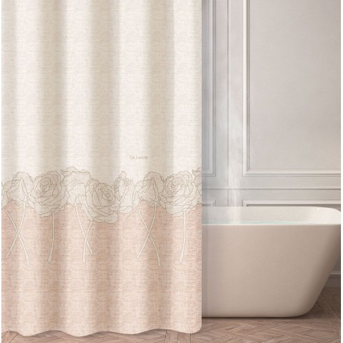 Shower Curtain LADY OLD PINK Guy Laroche