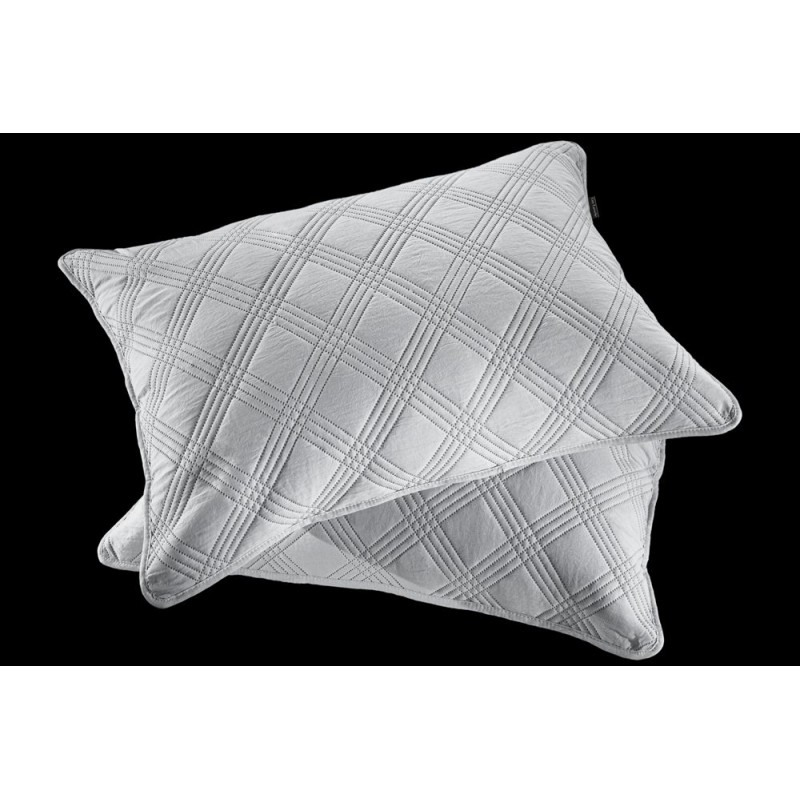 Pair Of Pillowcases  COBALT  SILVER 50X70  Guy Laroche BEDROOM
