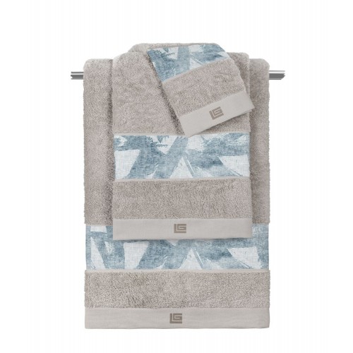 Towels ((Set of 3 Pieces)   FINESSE SILVER-SKY  Guy Laroche