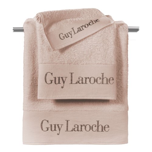 Towels (Set of 3 Pieces)   FUTURA OLD PINK  Guy Laroche
