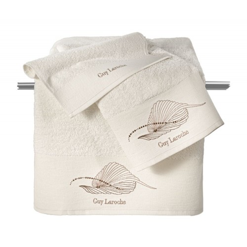Towels (Set of 3 Pieces)   TILLY IVORY  Guy Laroche