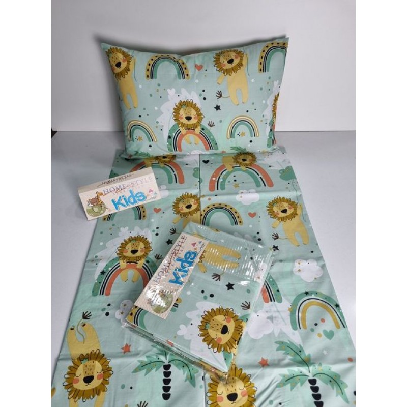 Single Sheet Set -ΛΙΟΝΤΑΡΑΚΙ HOME & STYLE CHILDREN'S ITEMS