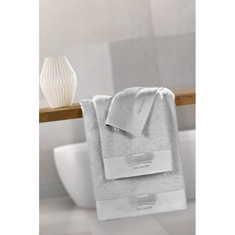 Towels (Set of 3 Pieces)  BELIZE SILVER  Guy Laroche BATHROOM