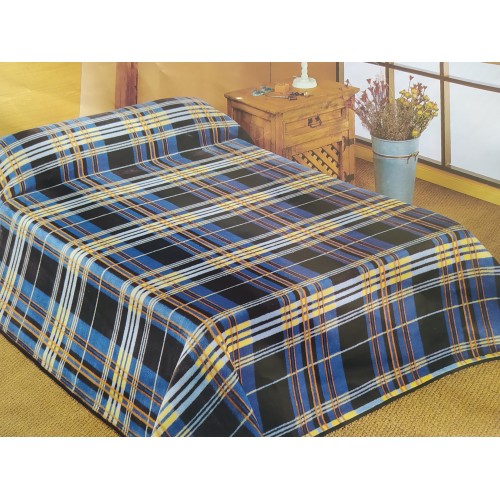 Extra Double Blanket PADUANA  Blue Dimcol