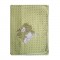 Pique Crib Blanket With EMBROIDERY KITTEN 128 Vegetable Dimcol