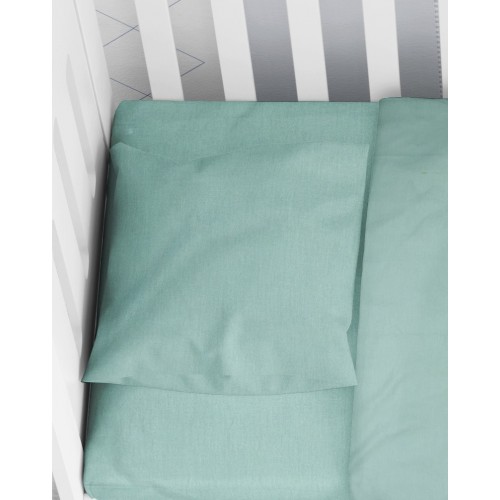 Baby Pillowcase Solid 497 Aqua Dimcol