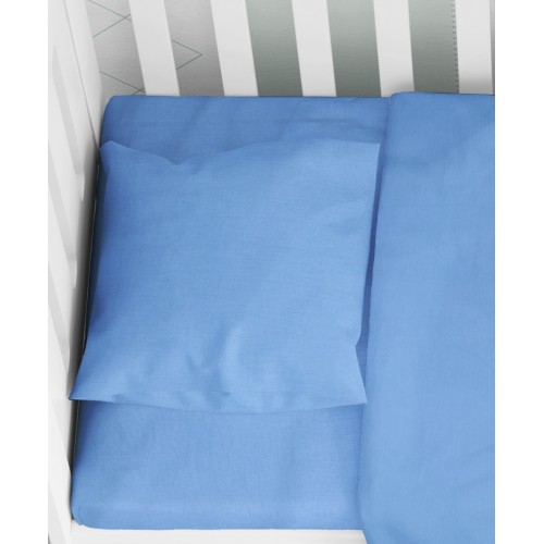 Baby Pillowcase 35Χ45 Solid 498 Sky blue Dimcol
