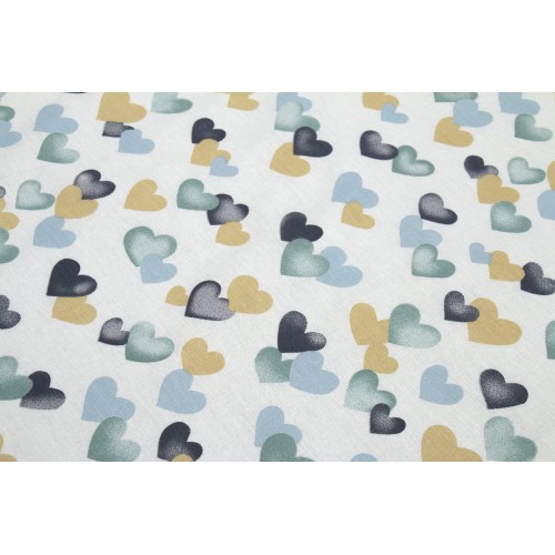 Hearts 11 Bed Gray-Green Dimcol