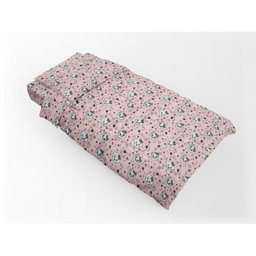 Flannel Duvet Cover Puppy-Kitten Monastery 18 Pink Dimcol