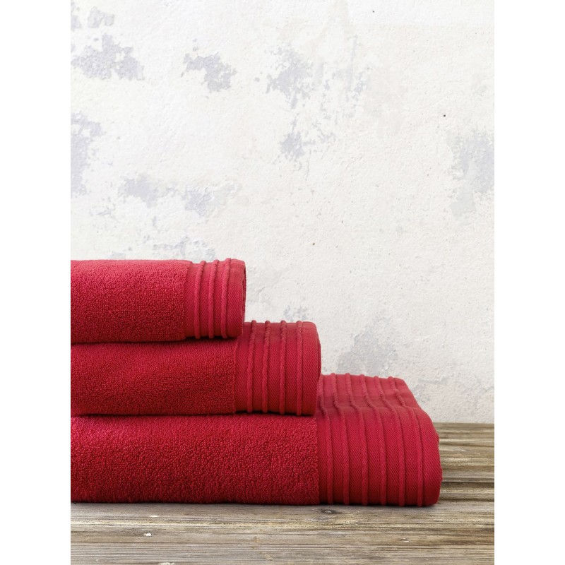 Towel 50x100 Feel Fresh - Red Nima Home BATHROOM