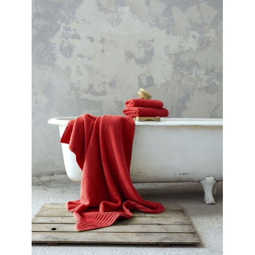 Towel 90x145 Feel Fresh - Red Nima Home