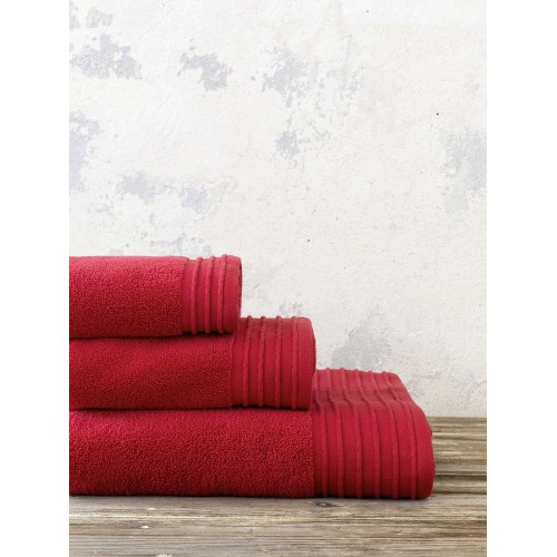 Towel 90x145 Feel Fresh - Red Nima Home