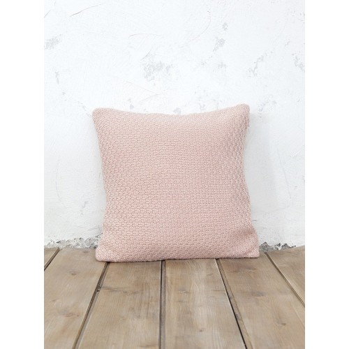 Decorative Pillow 45x45 - Braid Salmon Nima Home