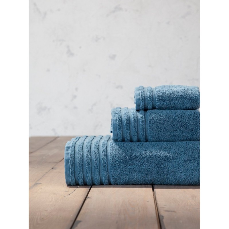 Towel 50x100 Vista - Blue Nima Home BATHROOM