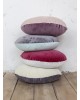 Decorative Pillow Φ.45 - Velvety Red / Light Gray Nima Home