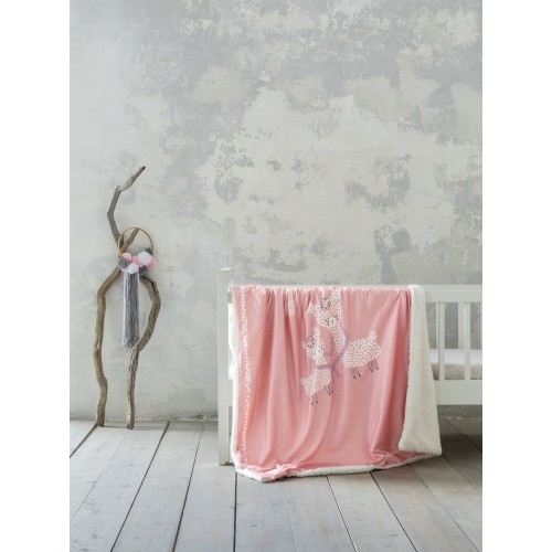 Crib Blanket 80x110 - Llama Love Nima Home