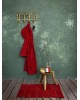 Zen hood bathrobe - Red Nima Home
