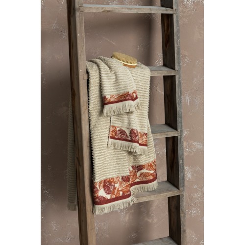 Towel Set (30x50 + 50x90 + 70x140) - Estelle Beige Nima Home