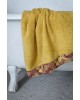 Towel Set (30x50 + 50x90 + 70x140) - Nashrin Mustard Beige Nima Home