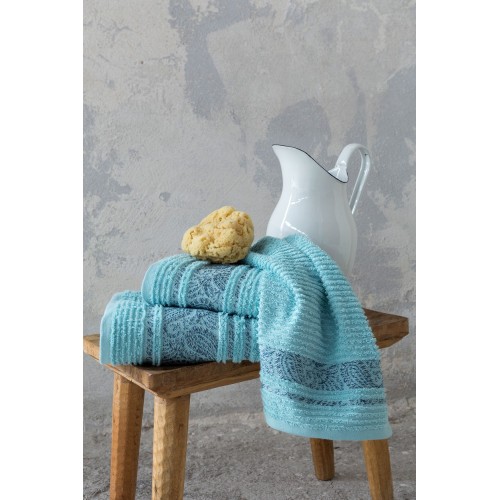 Towel Set (30x50 + 50x90 + 70x140) - Aishun Blue Nima Home