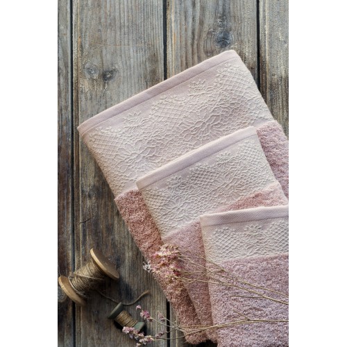 Towel Set (30x50 + 50x90 + 70x140) - Elodie Smoke Gray Nima Home
