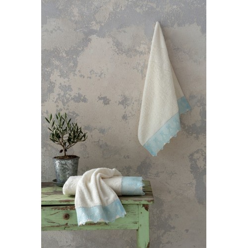 Towel Set (30x50 + 50x90 + 70x140) - Amaia Light Blue Nima Home