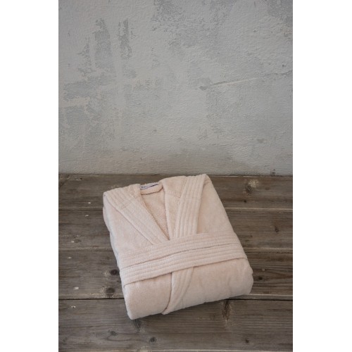 Zen hood bathrobe - Light Pink Nima Home