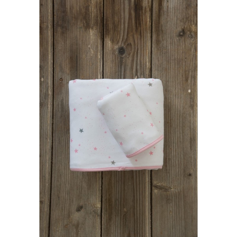 Towel Set (30x50 + 70x140) Nene - Pink Nima Home