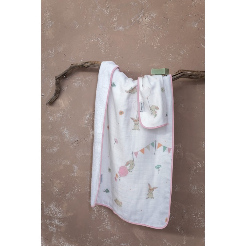Towel Set (30x50 + 70x140) - Bunny Love Nima Home