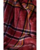 Velvet Blanket Moni 160x220 - Kester Wine Red Nima Home