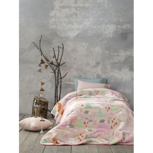Velvet Blanket Moni 160x220 - Pretty Forest Nima Home