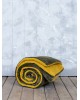 Blanket / Duvet Single 160x220 - Nuan Brown / Mustard Beige Nima Home
