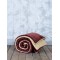 Blanket / Duvet Single 160x220 - Nuan Wine Red / Light Beige Nima Home
