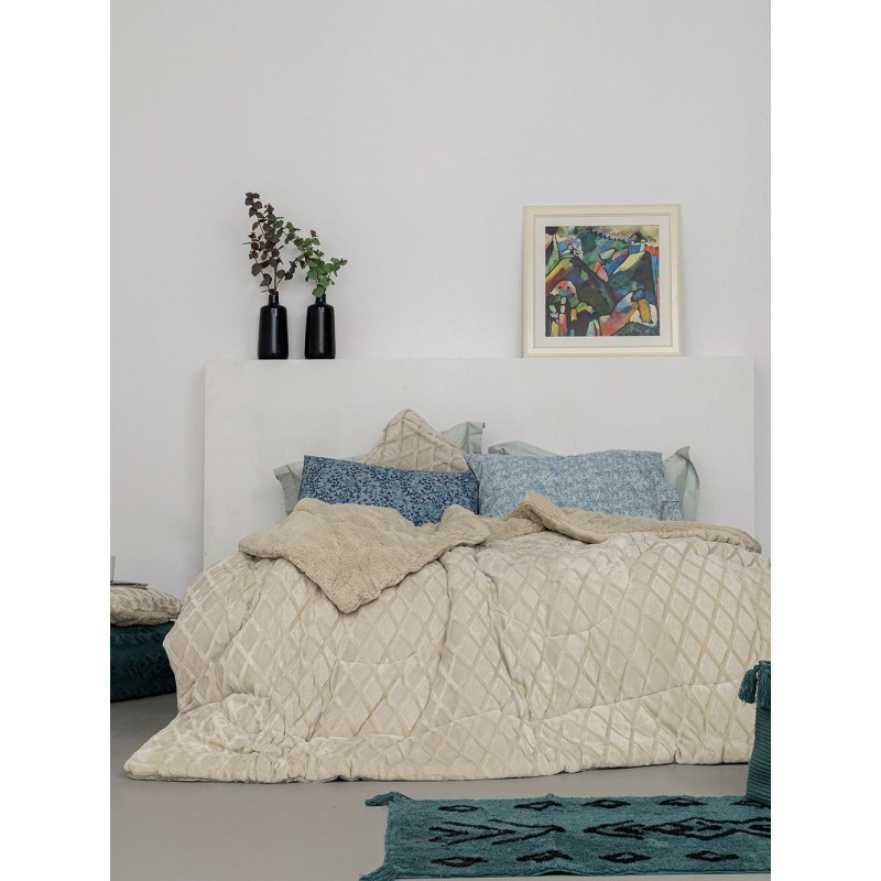 Blanket Duvet (160x240) Palamaiki Nadine Cream BEDROOM