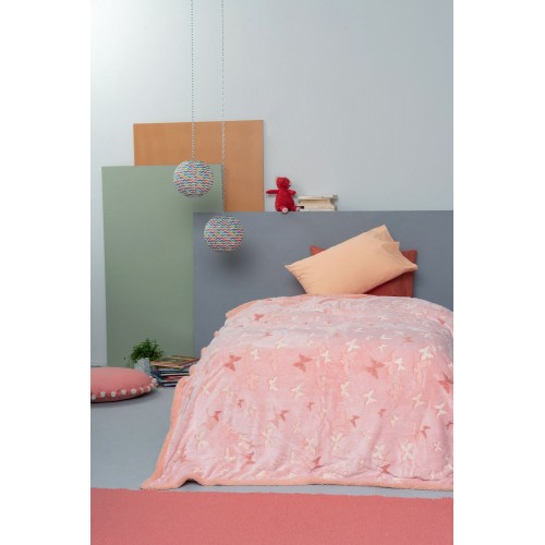 Semi-Double Luminous Blanket Collection 160x220 FARFALLA
