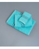 Πετσέτες Μπάνιου (Σετ 3τμχ) KIMI Turquoise Palamaiki ΜΠΑΝΙΟ