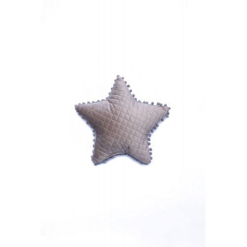 Star Pillow With Pon-Pon Elwin Collection 34X34 ELWIN