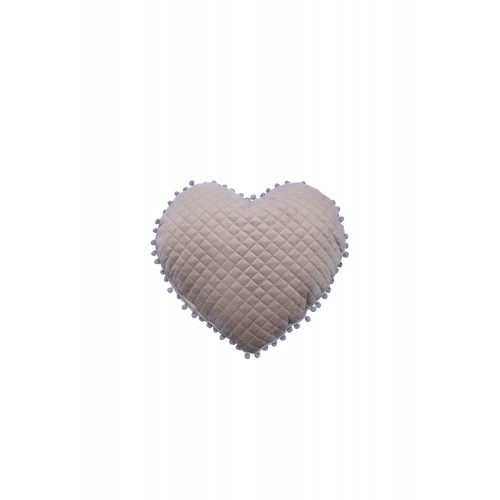 Heart Pillow With Pon-Pon Elwin Collection 40X38 ELWIN