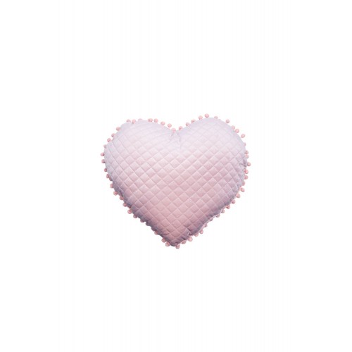 Heart Pillow With Pon-Pon Elwin Collection 40X38 ELWIN